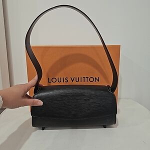 Sold -Louis Vuitton Pillow Epi Skin Bag in Black